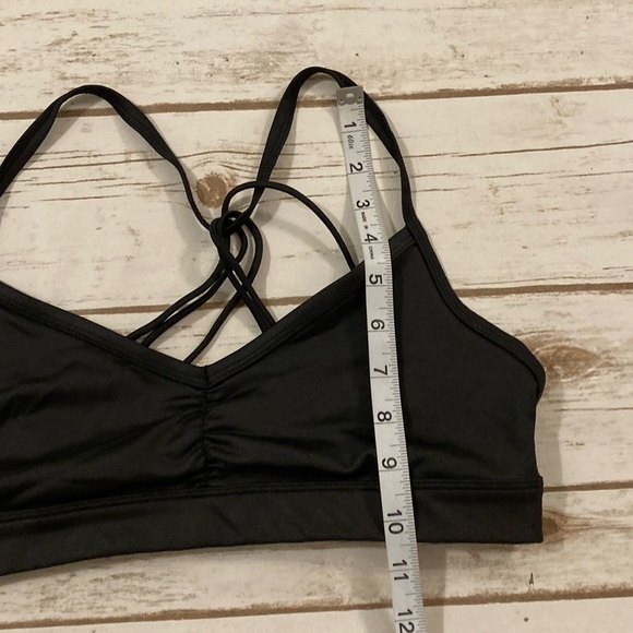 Alo Yoga Sunny Strappy Sports Bra Tight Fit Yoga Bralette Medium - Picture 5 of 10